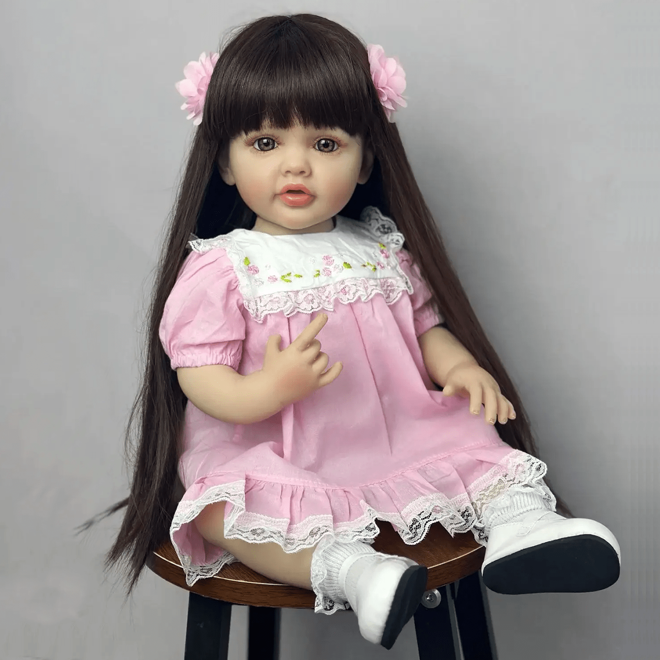 Robe Pour Bébé 3 Mois Ou Poupée Reborn 55cm - Occasion En Très Bon état