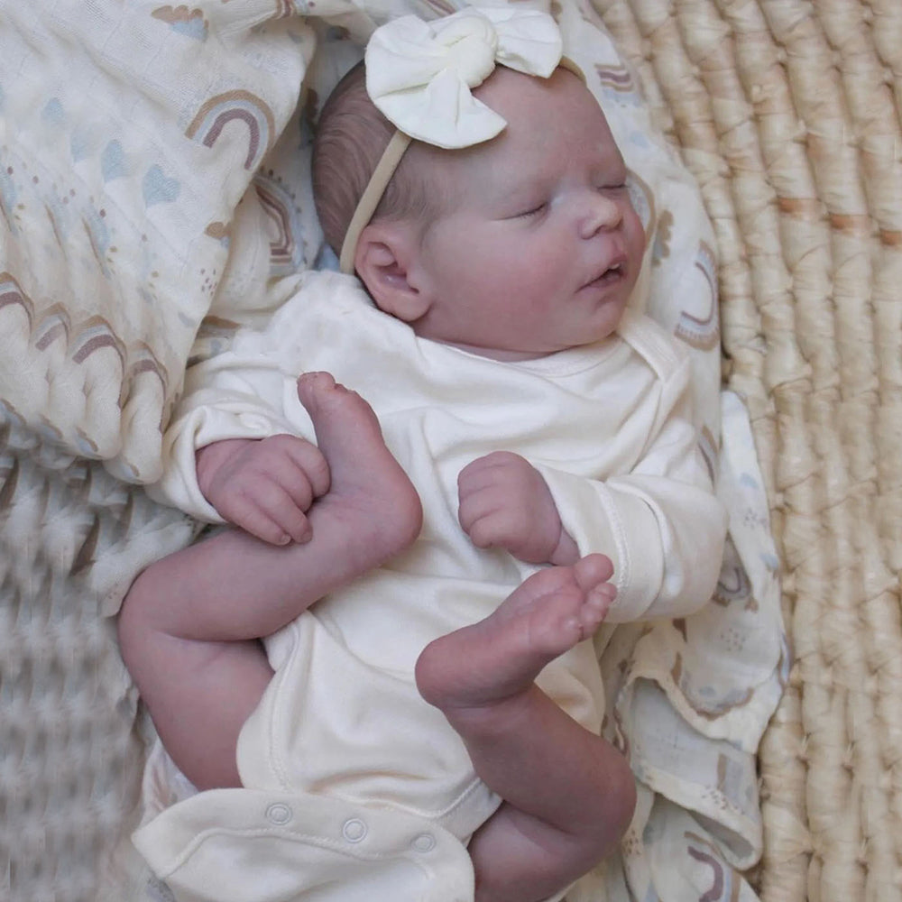 Poupées Reborn Garçon dormez bien fermez les yeux 18 pouces-Darren