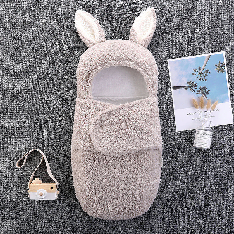 Peluche Grandes Oreilles Sac de Couchage Bébé pour Poupées Reborn de 16 à 24 pouces