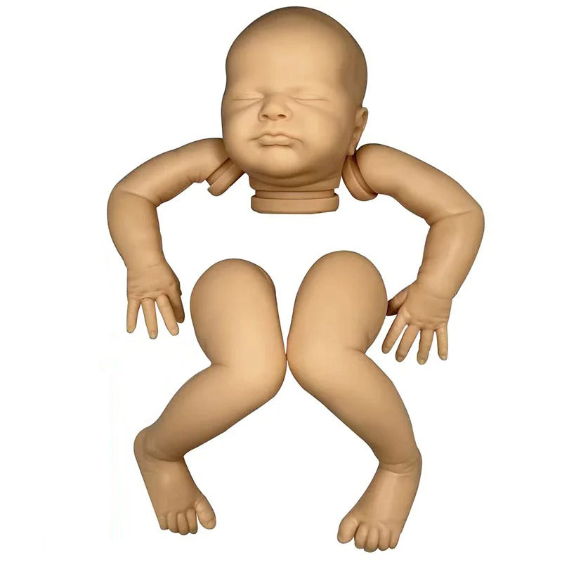 Kit de poupée Reborn Max yeux fermés non peints 19 pouces