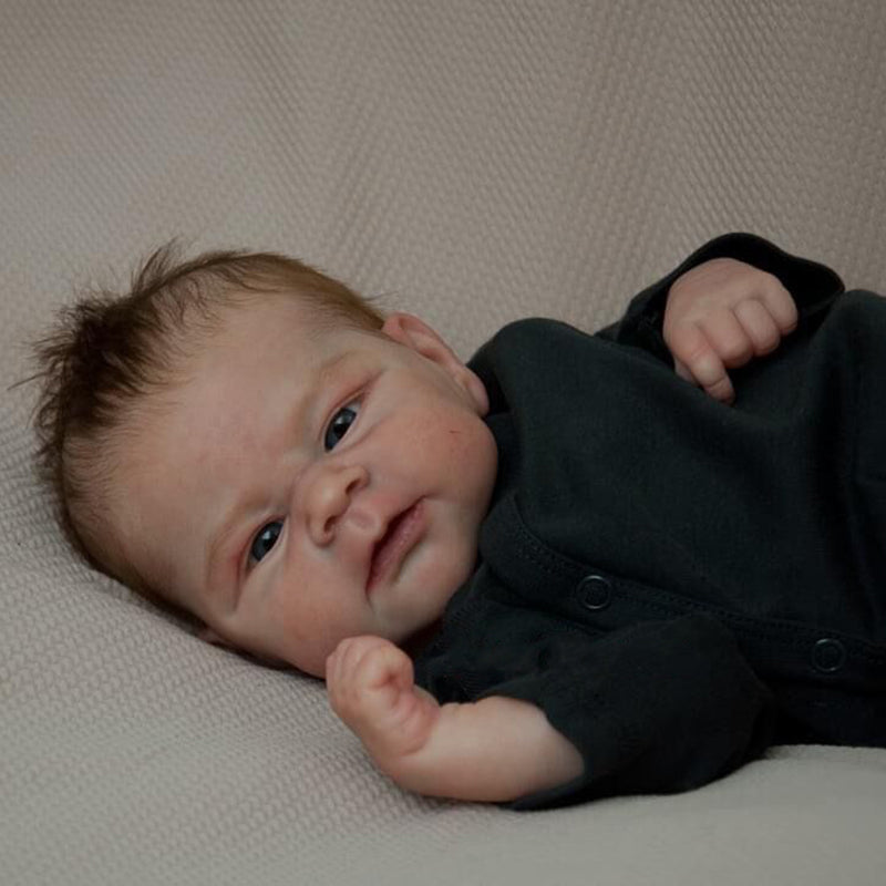 Poupées Reborn Rodney de 19 pouces yeux ouverts