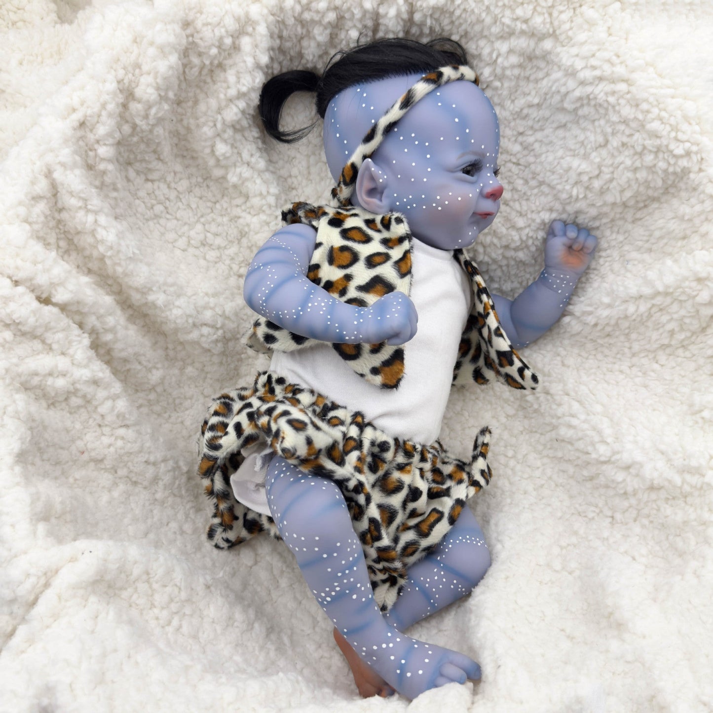 Avatar bébé reborn aux yeux ouverts de 18 pouces