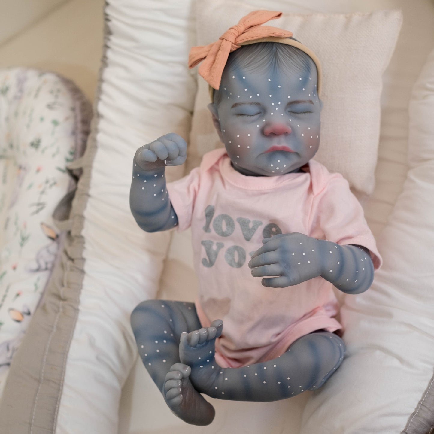 Bébé Avatar Reborn Yeux Fermés 19 Pouces Fille-Levi