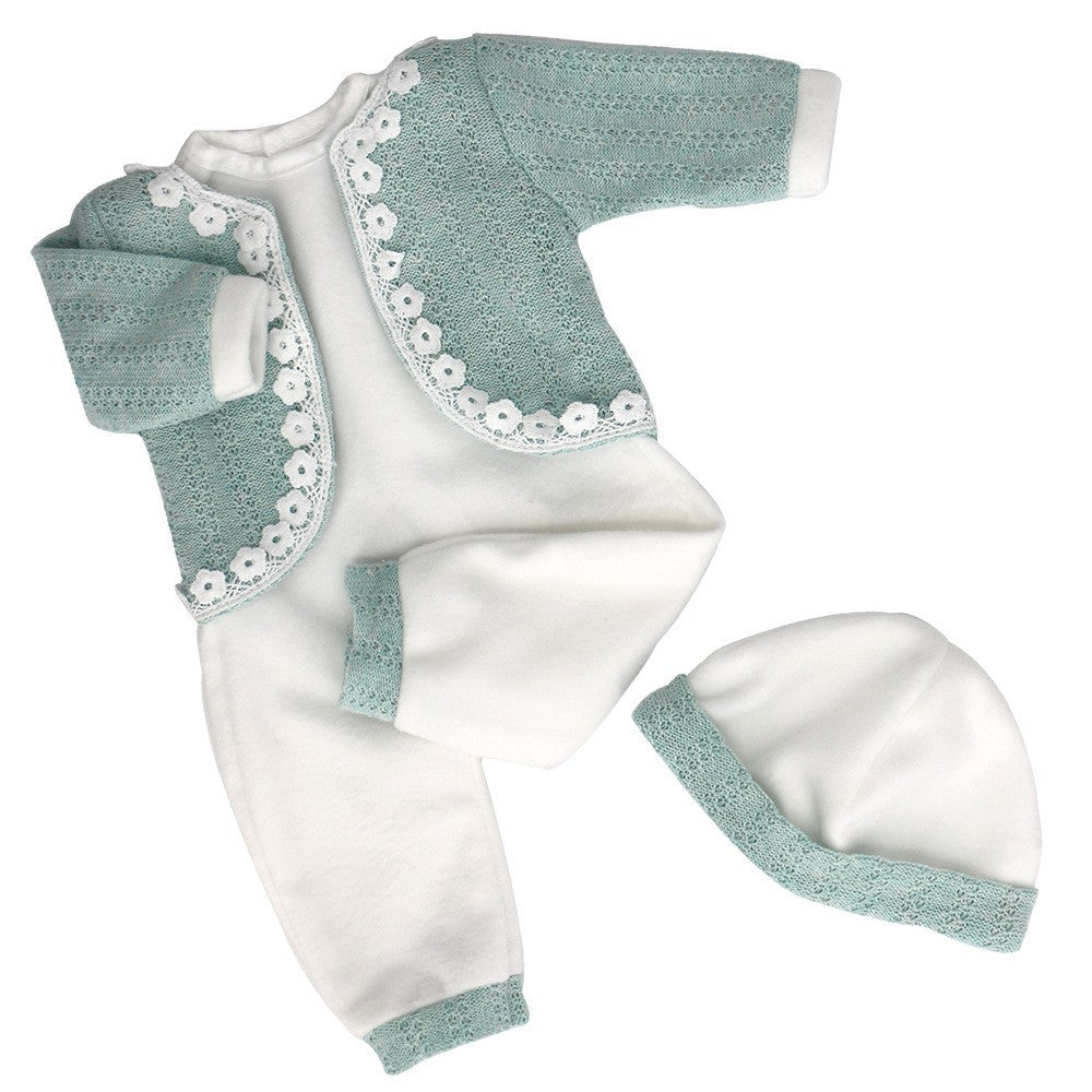 Vêtements mignons avec chapeau pour poupée Reborn de 16 à 18 pouces