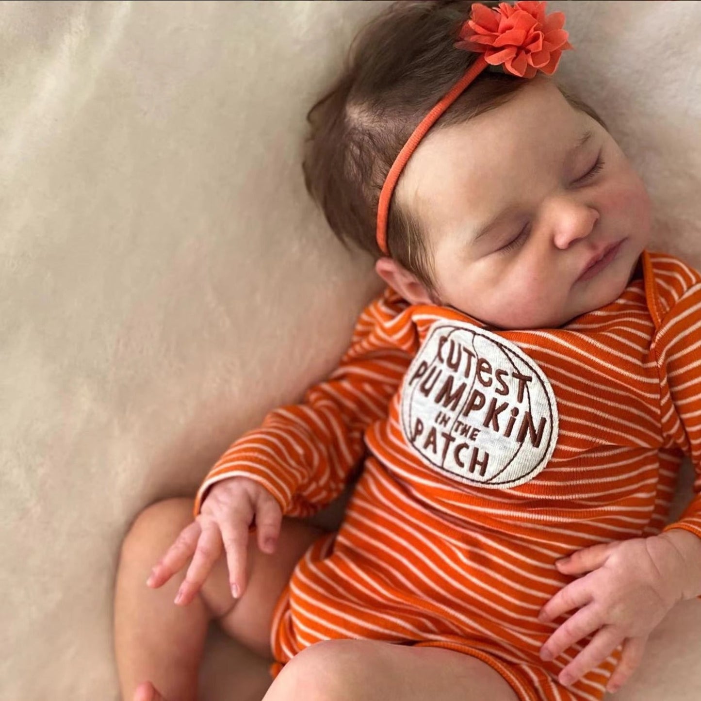 Poupée Reborn Iris aux yeux fermés de 20 pouces-Laura