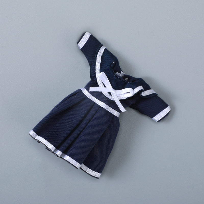 Ensemble de vêtements en peluche mignon pour mini poupée Reborn de 6 pouces