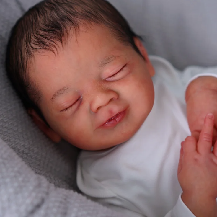 Kit de poupée Vito Reborn yeux fermés inachevé de 18 pouces