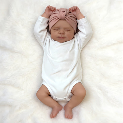 19 Inches 3D-Paint Lifelike Closed Eyes Newborn Reborn Reborn Doll-Pascale