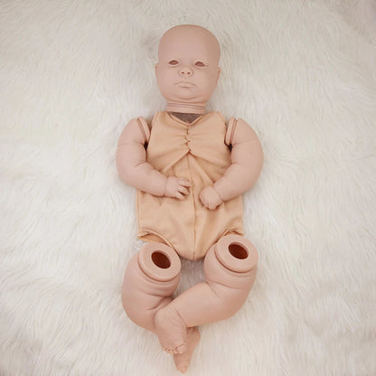 Kit de poupée Reborn Joseph yeux ouverts non peint 23 pouces