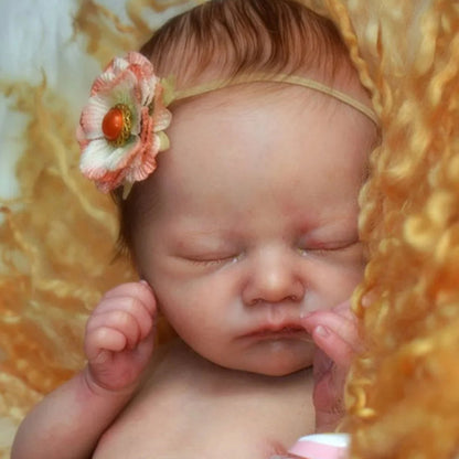 Reborn Charlotte 18 pouces Kit de poupée inachevé aux yeux fermés