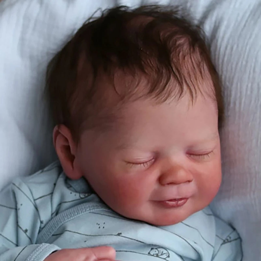 Kit de poupée Vito Reborn yeux fermés inachevé de 18 pouces