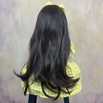 55cm Long Hair Betty Reborn Baby Girl In Yellow Dress