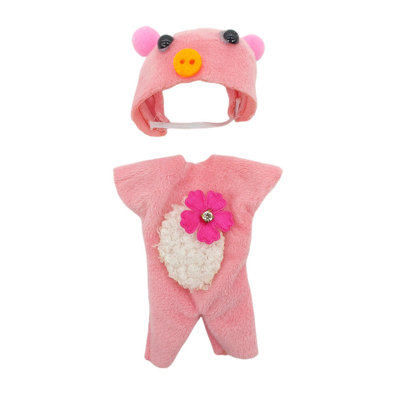 Robe de dessin animé pour mini-poupées de 15 cm et 6 pouces