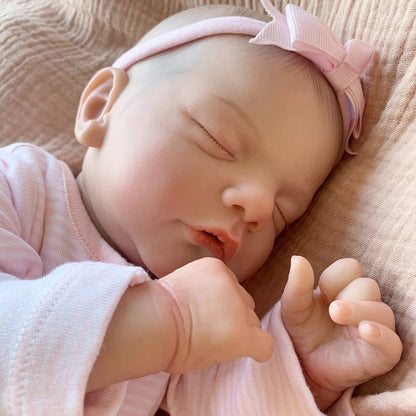 Earl 19 pouces poupées reborn réalistes avec les yeux fermés-Sam