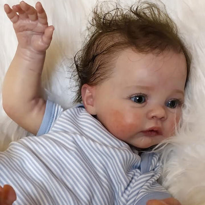 Poupées Reborn à yeux ouverts de 19 pouces garçons/filles-Meadow