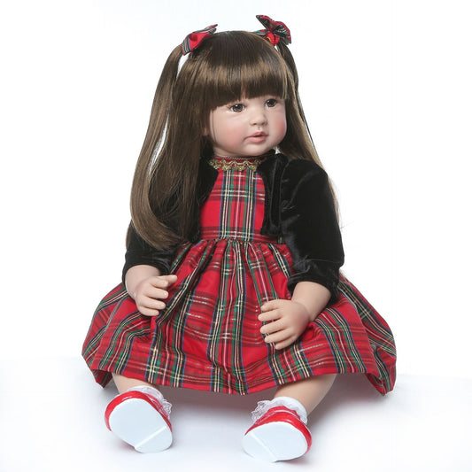 Poupée Reborn Princes Mignons Cheveux Longs 60cm