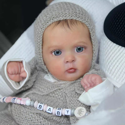 Poupées Reborn aux yeux ouverts de 19 pouces-Jocy