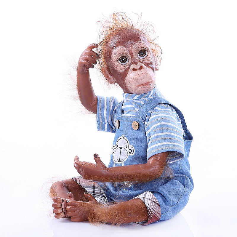 21 pouces 52 cm 100% artiste fait Poupée bébé singe Reborn