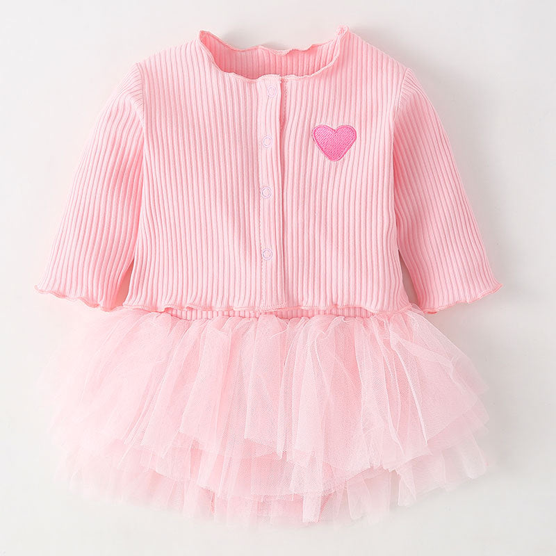 Ensemble de 2 pièces avec robe et combinaison mignonne pour poupées de 22 à 24 pouces