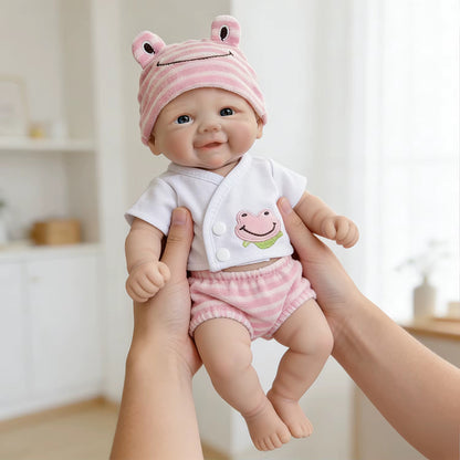 Poupée reborn Vivienne en silicone souple de 30 cm