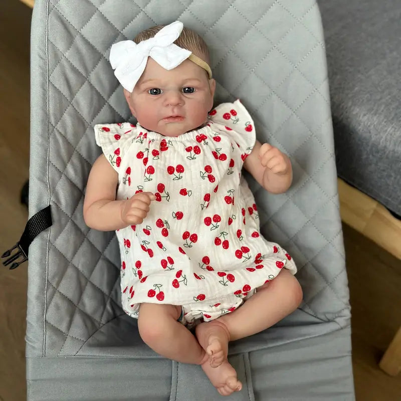Bébé fille reborn aux yeux ouverts de 19 pouces-Elijah