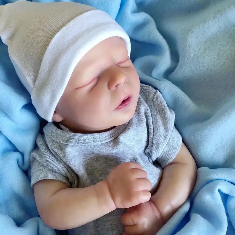 Poupées Reborn Darren endormies de 18 pouces yeux fermés garçons/filles