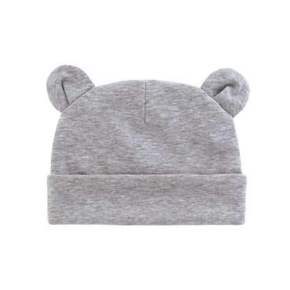 Chapeau en coton pour bébé de couleur unie pour bébé