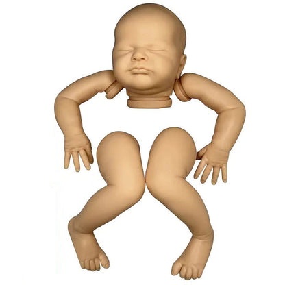 Kit de poupée Reborn Max yeux fermés non peints 19 pouces