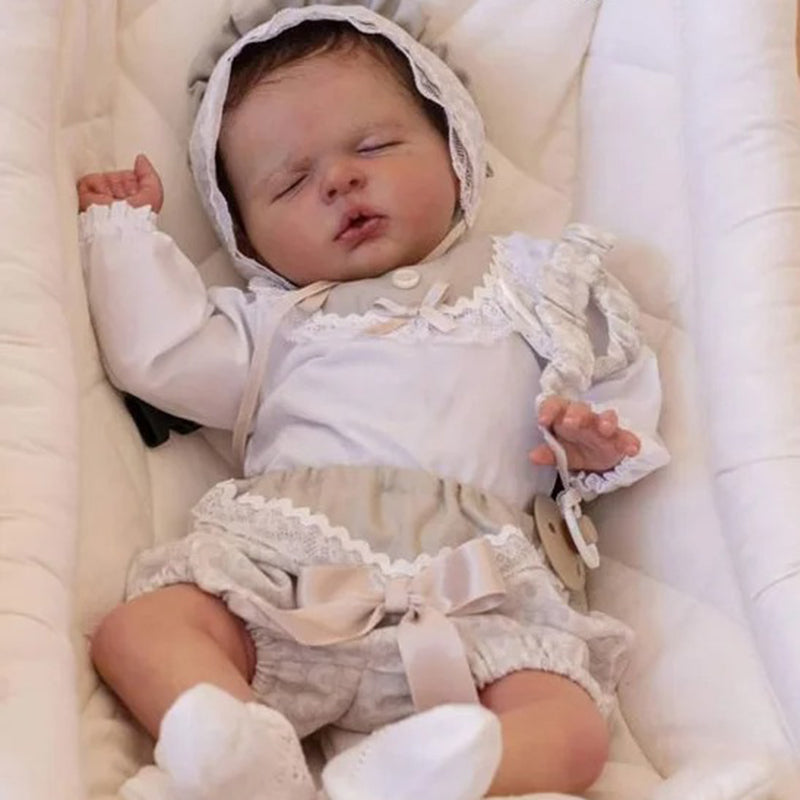 Kit de poupée reborn non peinte aux yeux fermés de 20 pouces Luisa