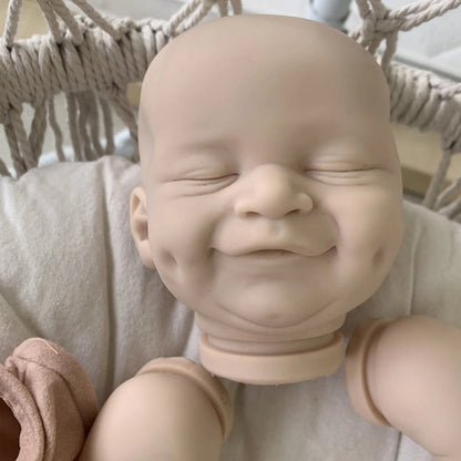 19 Inches Unpainted Closed Eyes Cecilia Reborn Doll Kit