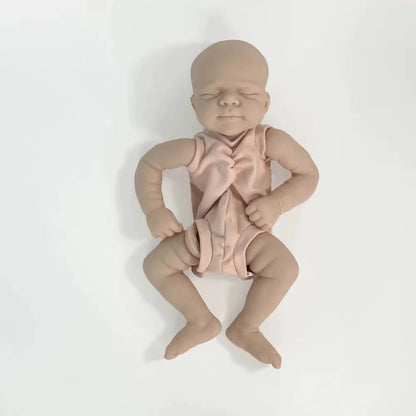 Kit de poupée Pasale Reborn non peintes yeux fermés 19 pouces