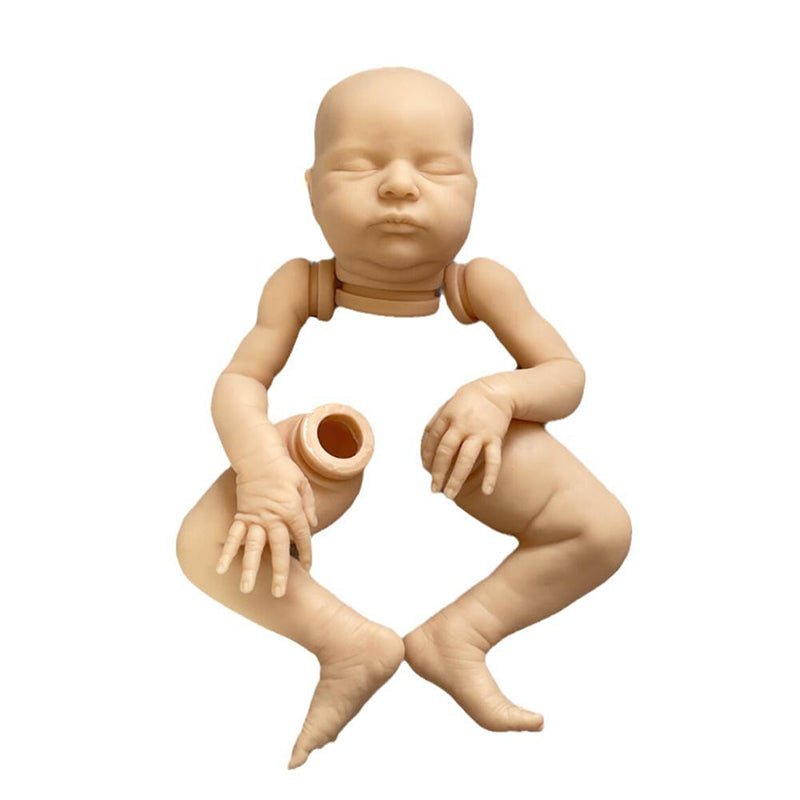 Kit de poupée Laura Reborn non peintes yeux fermés 20 pouces