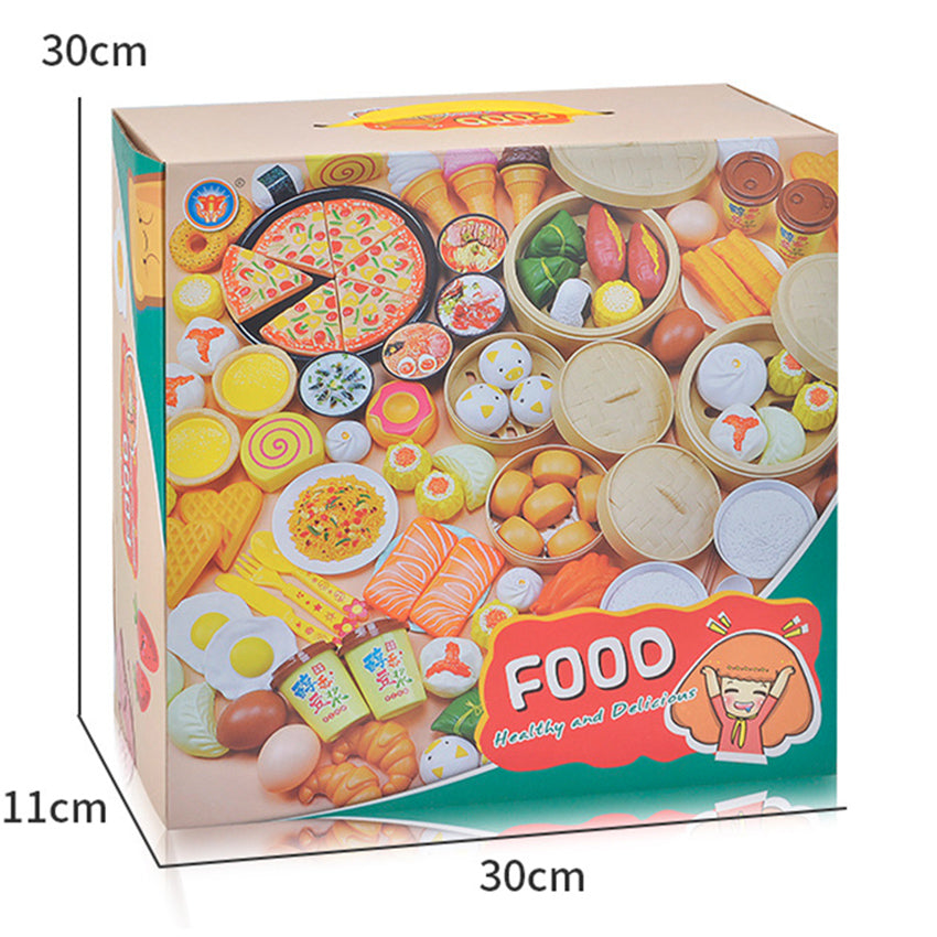 45 PCS Play Kitchen Food Set for Kids