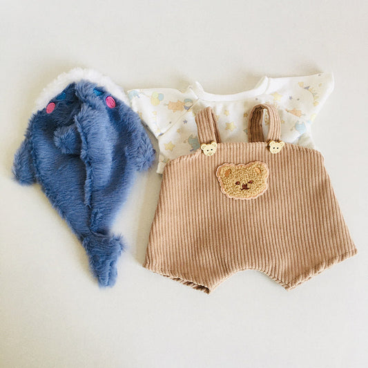 Vêtements de dessin animé 3 pièces pour poupées Reborn de 30 cm