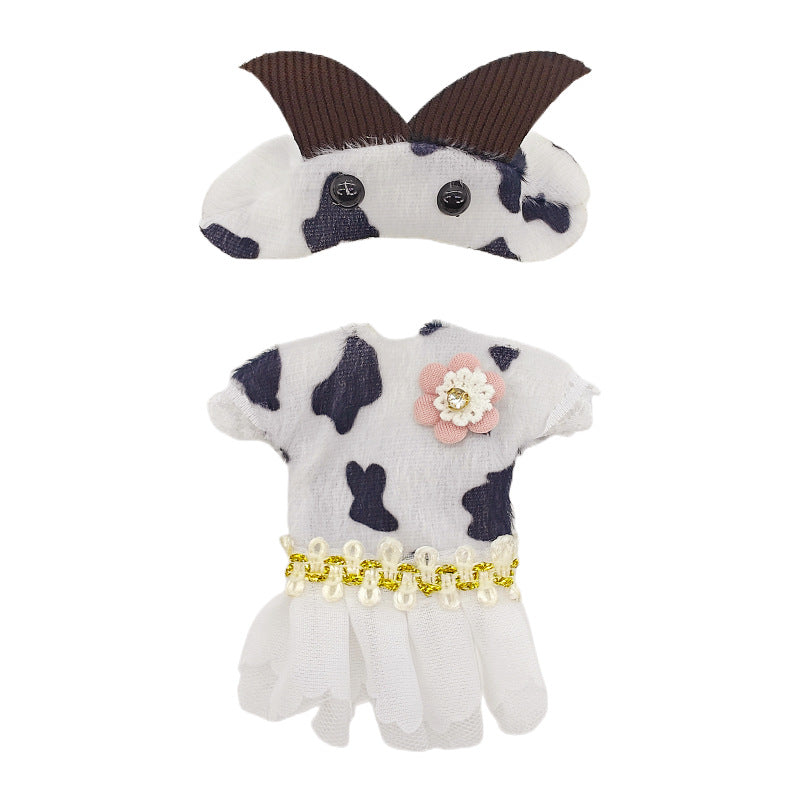 Robe de dessin animé pour mini-poupées de 15 cm et 6 pouces