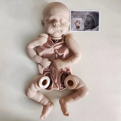 Poupée Reborn Eric non peinte yeux fermés 21 pouces