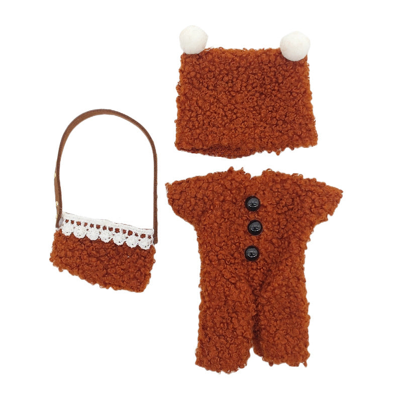 Robe de dessin animé pour mini-poupées de 15 cm et 6 pouces