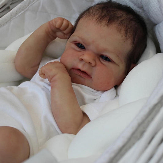 19 Pouces Réaliste Lester Poupée Reborn Garçon Yeux Ouverts