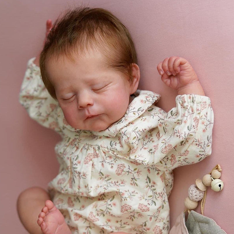 Poupée Reborn Eric non peinte yeux fermés 21 pouces