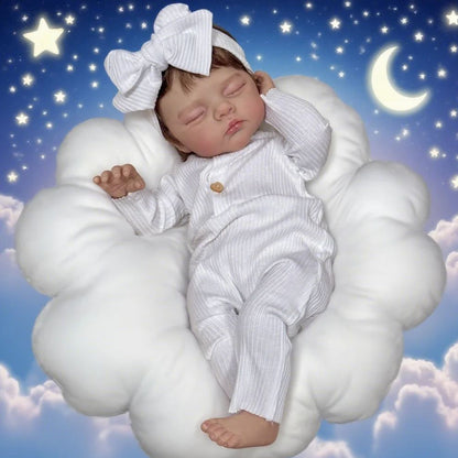 19 inches 3D-Paint Closed Eyes Short Hair Reborn Doll Irys