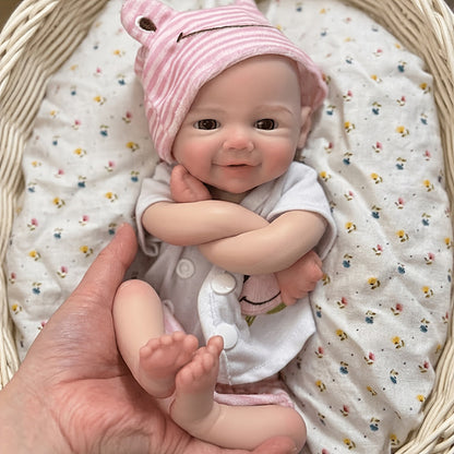 30cm Full Silicone Reborn Doll Twin Sisters-Loulou and Vivienne