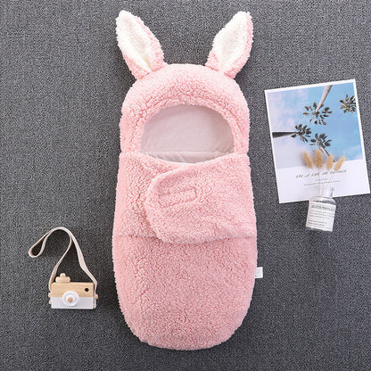 Peluche Grandes Oreilles Sac de Couchage Bébé pour Poupées Reborn de 16 à 24 pouces