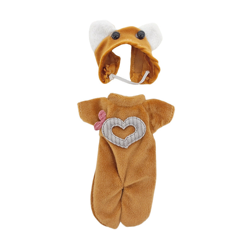 Robe de dessin animé pour mini-poupées de 15 cm et 6 pouces