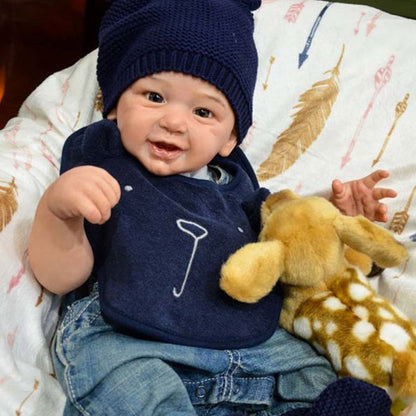 Kit de Bébé Reborn Bricolage Phoenix 21 Pouces Yeux Ouverts