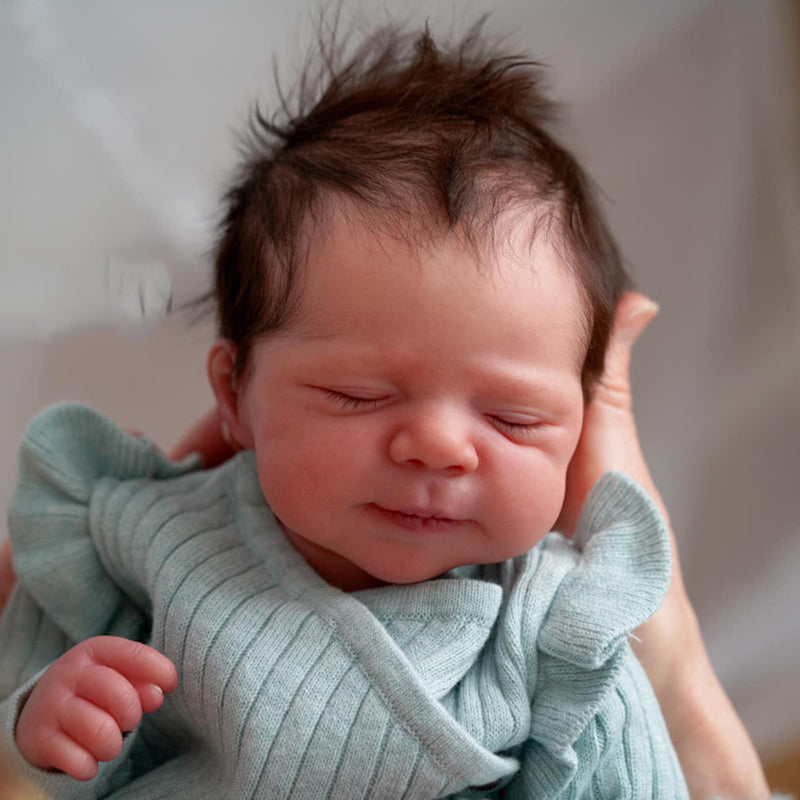 Kit de poupée Pasale Reborn non peintes yeux fermés 19 pouces