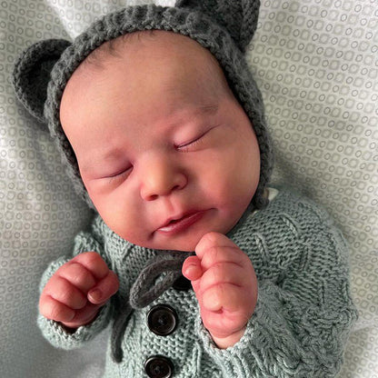 Kit de poupée reborn Chase non peinte yeux fermés 21 pouces