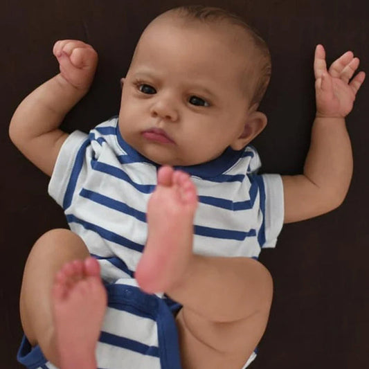 Poupées Reborn réalistes aux yeux ouverts de 24 pouces-Cameron