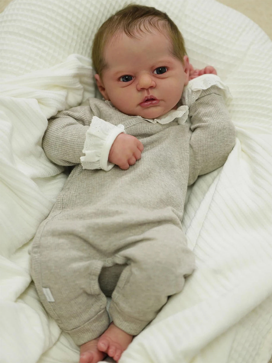 19 pouces Novia yeux ouverts cheveux courts Bébé Reborn-Evi