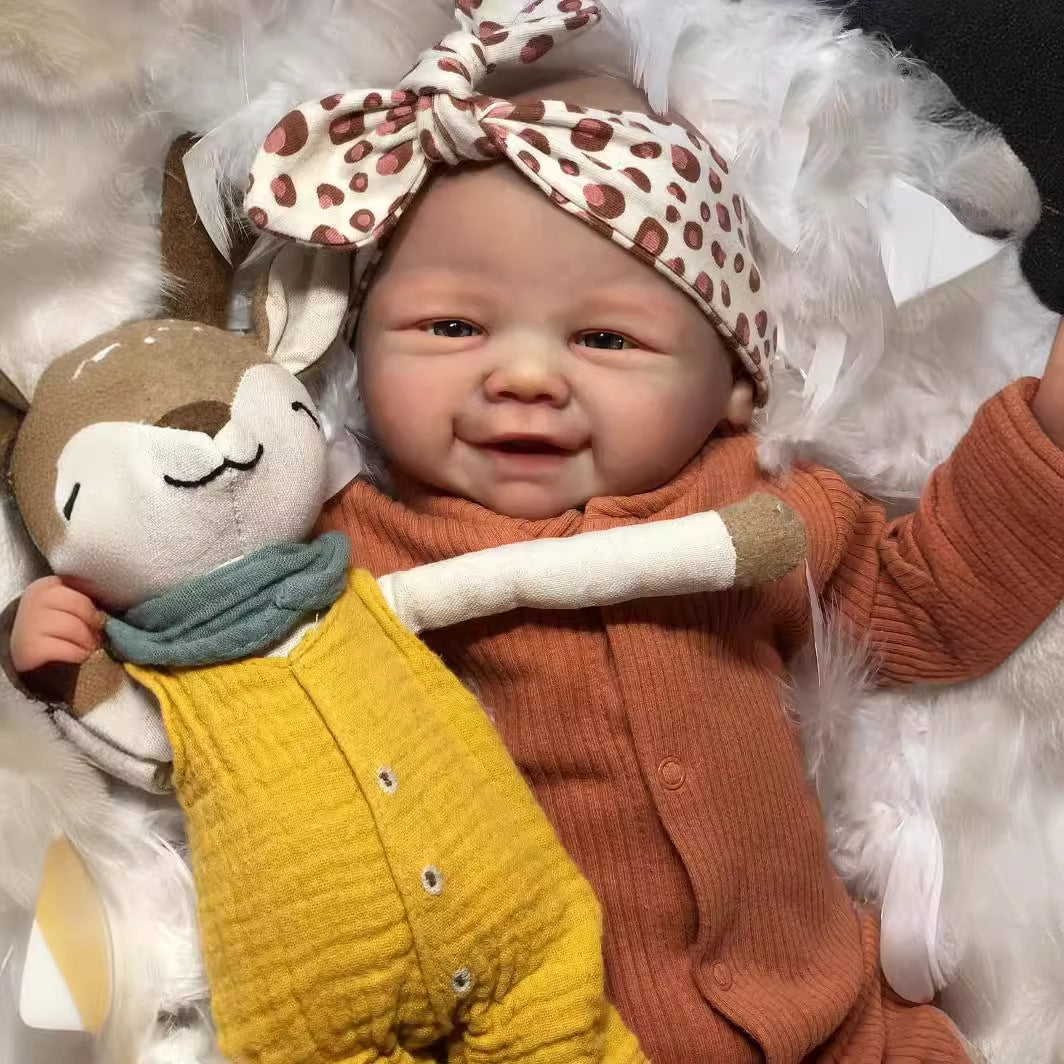 Poupées Reborn Nigel À Yeux Ouverts De 19 Pouces-Vivienne