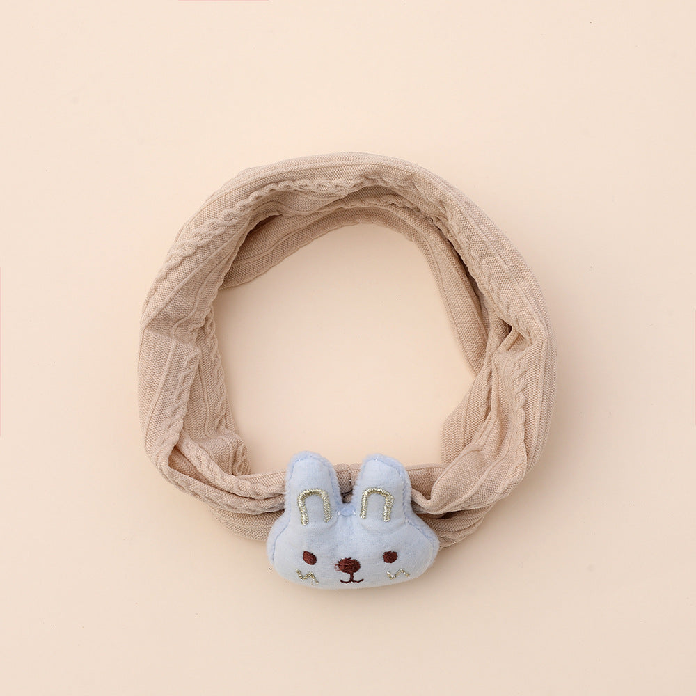 Joli bandeau pour bébé en nylon lapin